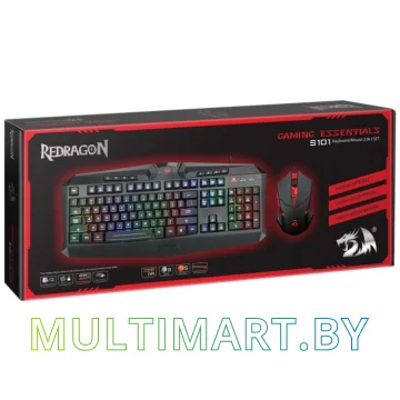 Комплект клавиатура + мышь Redragon S101-1 картинка 4